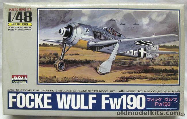 Arii 1/48 Focke Wulf Fw-190 A-8 - Luftwaffe VIII/JG300 or VIII/JG2 or IV/JGA - (ex-Otaki), 14 plastic model kit